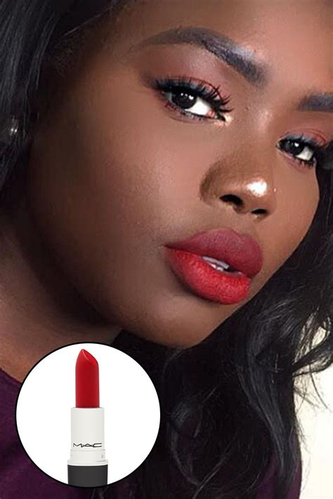 best red lipstick for brown skin